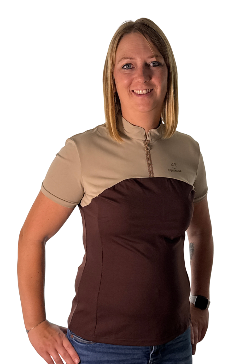 Funktionsshirt Glamour - Braun / Taupe