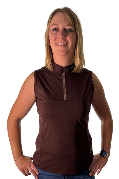 Sleeveless Glamour - Braun