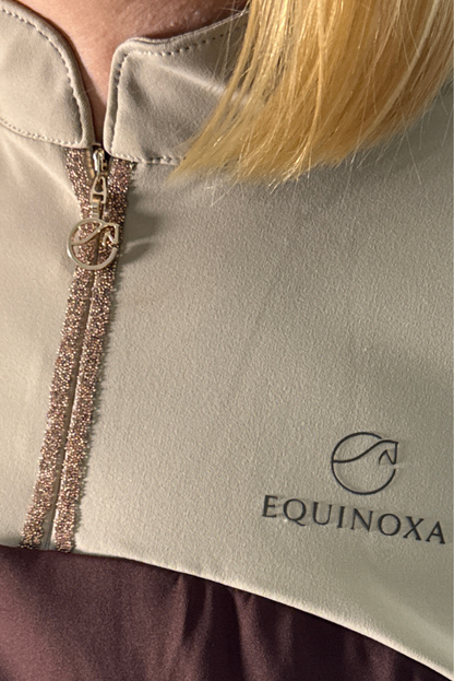 Funktionsshirt Glamour - Braun / Taupe
