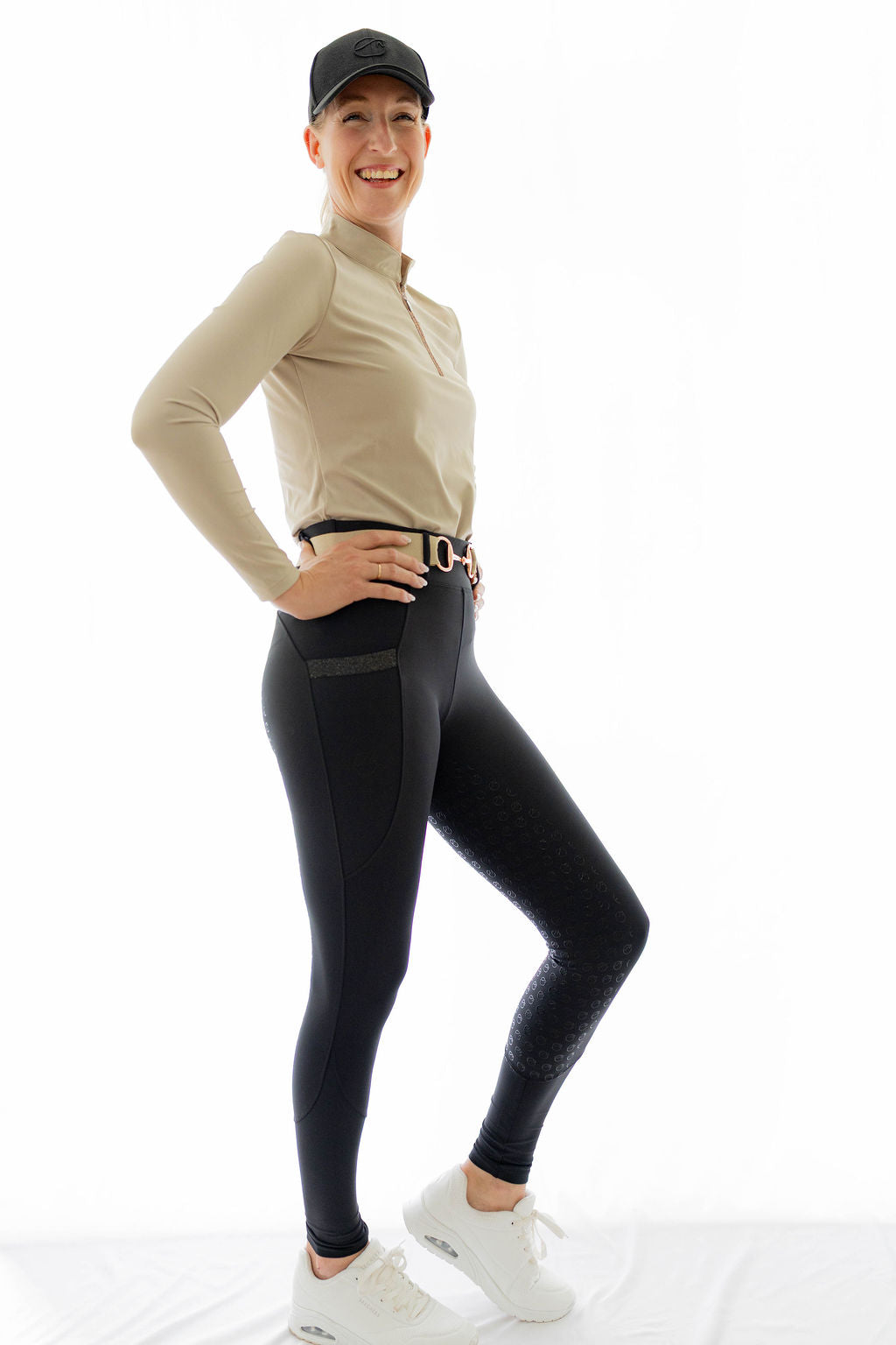 Reitleggings Glamour - black